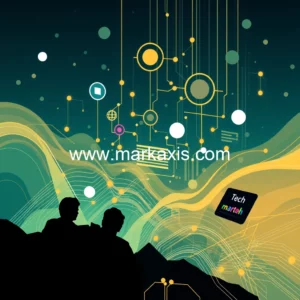 Artistic representation for Harnessing tech marketing: connect, engage, and elevate your digital audi