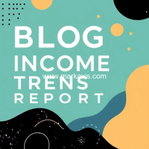 Artistic representation for Blog Income Trends Report