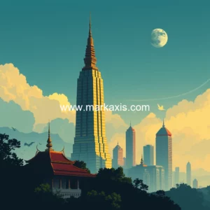 Artistic representation for Thailand's maropost shatters records in g2 fall 2024 report revelations