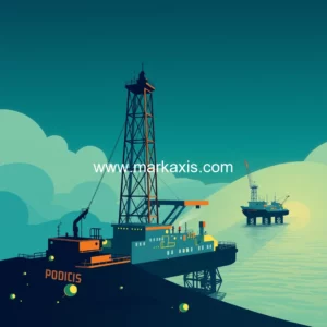 Artistic representation for Sales Intelligence Solutions for Offshore Oil Gas Industry