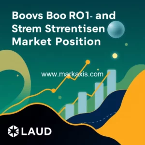 Artistic representation for Boosting ROI and Strengthening Market Position : How LAUD Empowers Fintech Companies with Data Driven Marketing Solutions