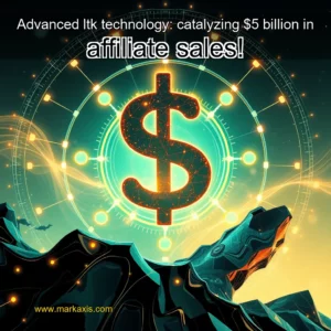 Artistic representation for Advanced ltk technology: catalyzing $5 billion in affiliate sales!
