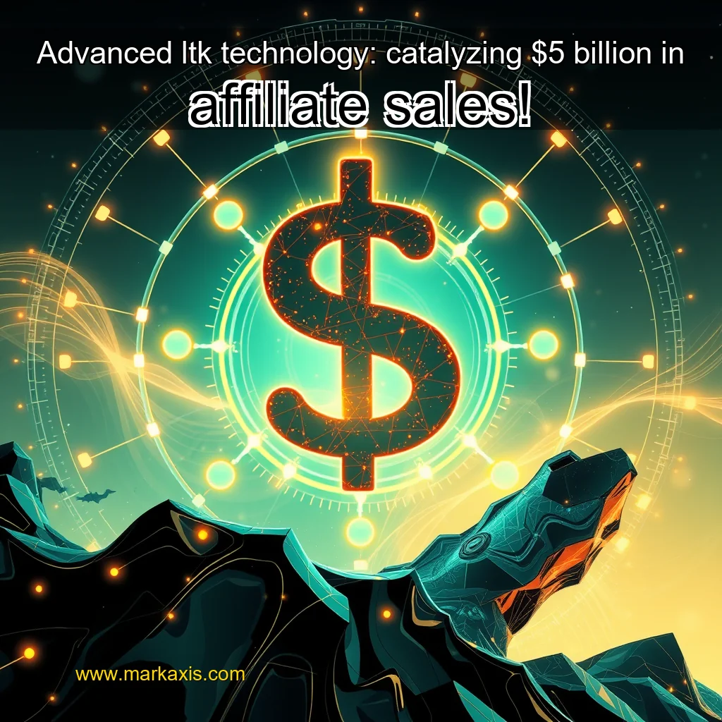 You are currently viewing Advanced ltk technology: catalyzing $5 billion in affiliate sales!