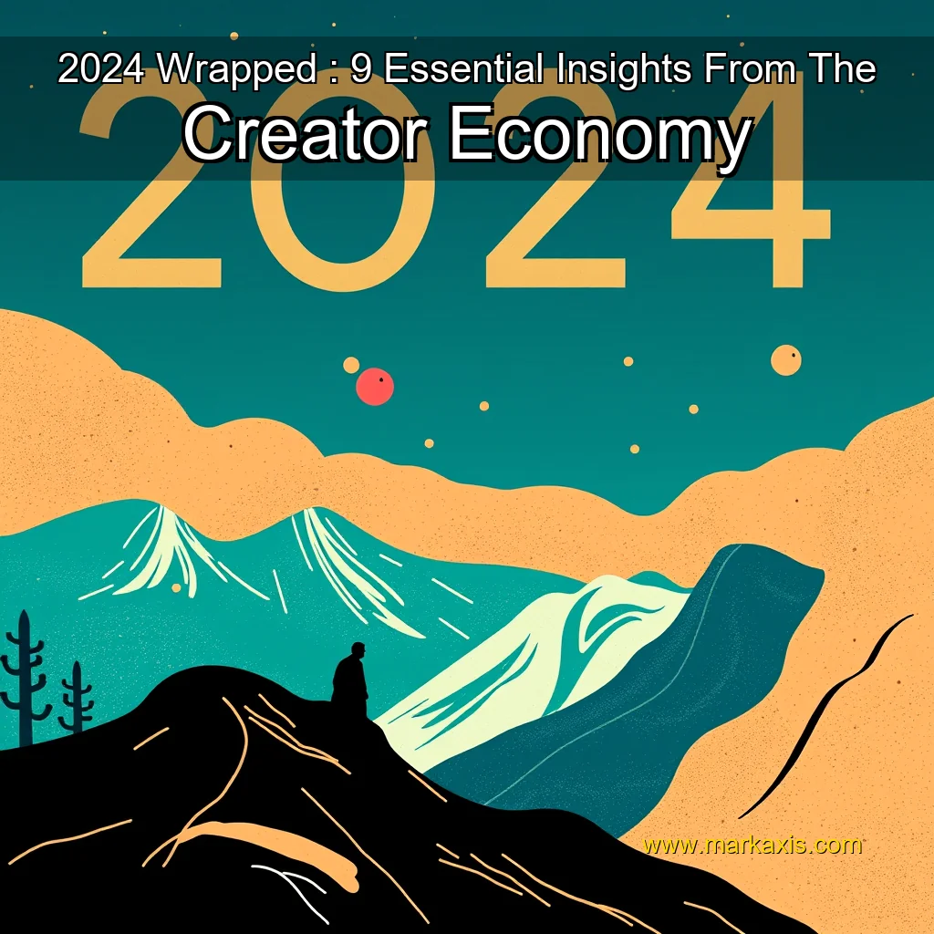 You are currently viewing 2024 Wrapped : 9 Essential Insights From The Creator Economy