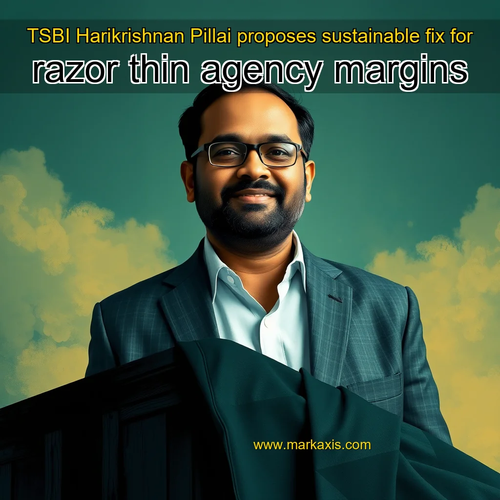 You are currently viewing TSBI Harikrishnan Pillai proposes sustainable fix for razor  thin agency margins