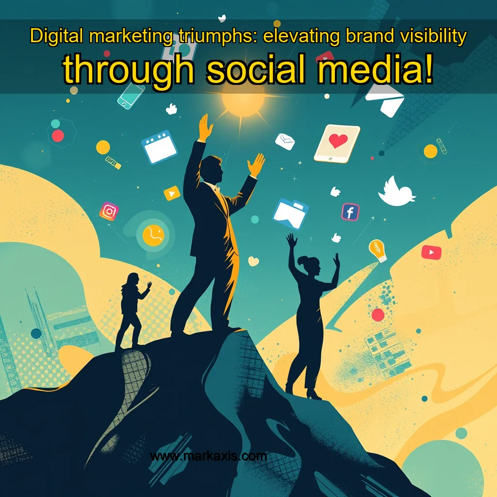 You are currently viewing Digital marketing triumphs: elevating brand visibility through social media!