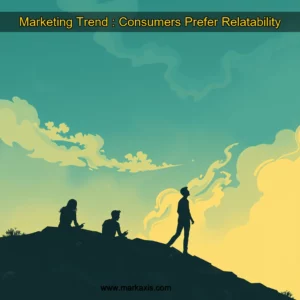 Artistic representation for Marketing Trend : Consumers Prefer Relatability