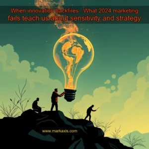 Read more about the article When innovation backfires : What 2024 marketing fails teach us about sensitivity and strategy
