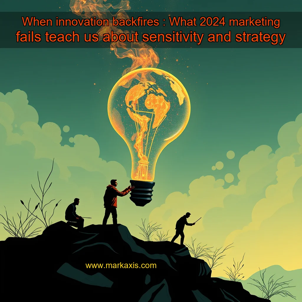 You are currently viewing When innovation backfires : What 2024 marketing fails teach us about sensitivity and strategy