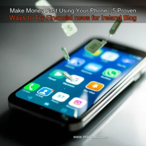 Read more about the article Make Money Fast Using Your Phone : 5 Proven Ways to Try Financial  news for Ireland  Blog