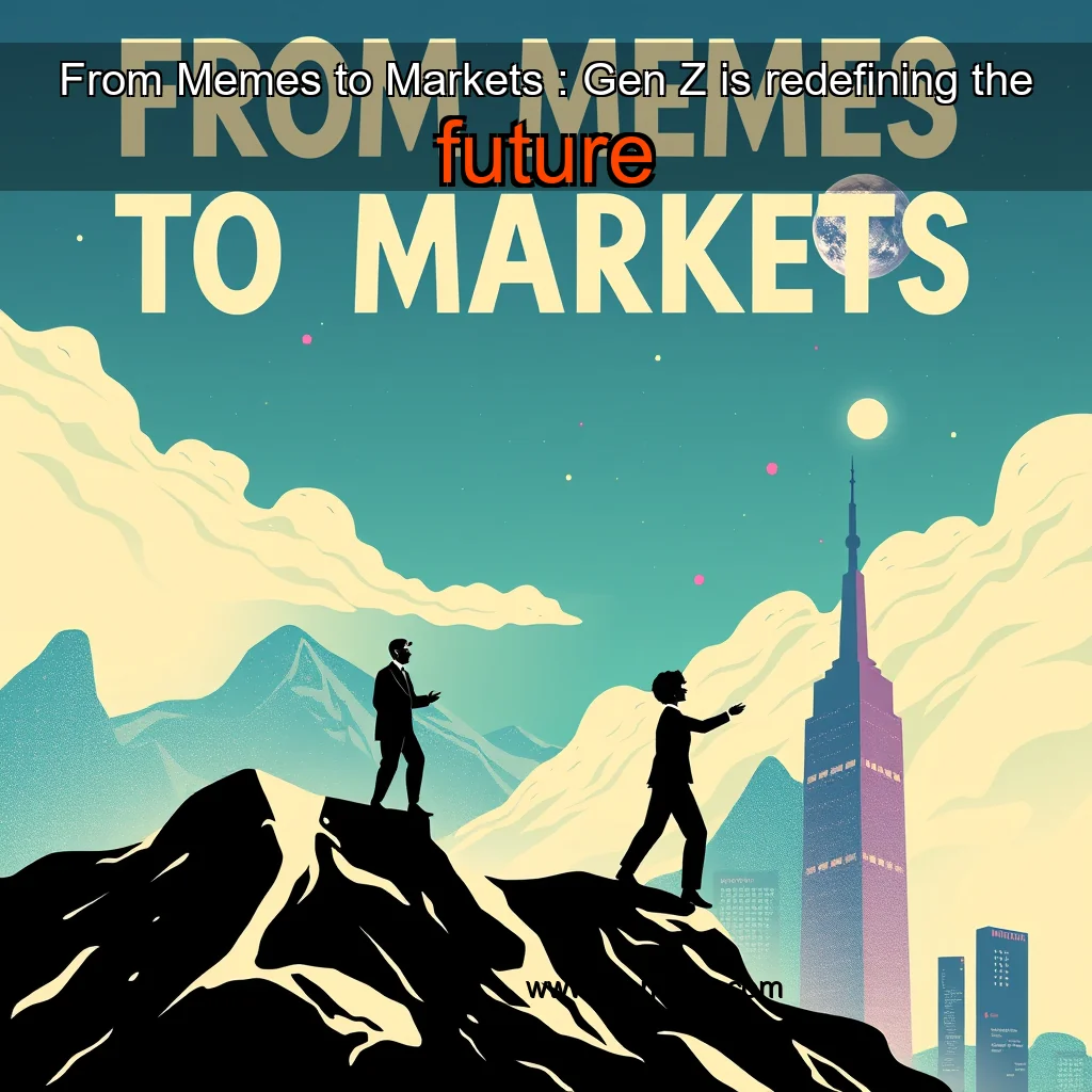 You are currently viewing From Memes to Markets : Gen  Z is redefining the future