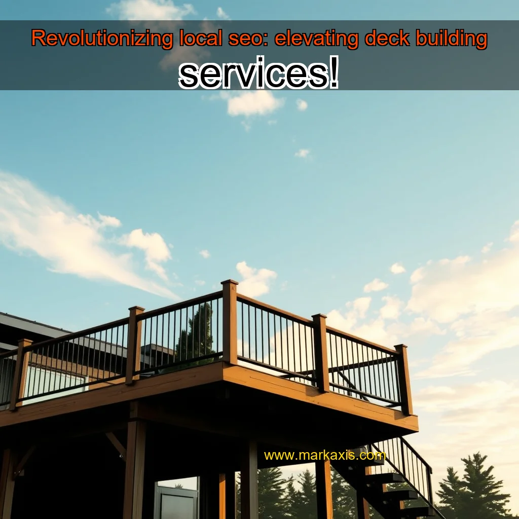 You are currently viewing Revolutionizing local seo: elevating deck building services!