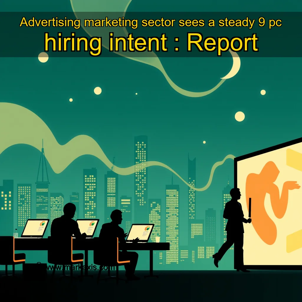 You are currently viewing Advertising  marketing sector sees a steady 9 pc hiring intent : Report