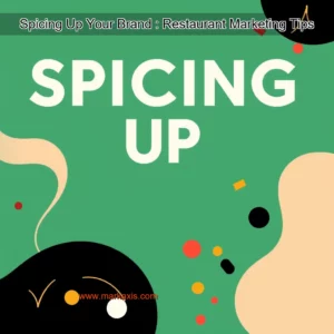 Artistic representation for Spicing Up Your Brand : Restaurant Marketing Tips