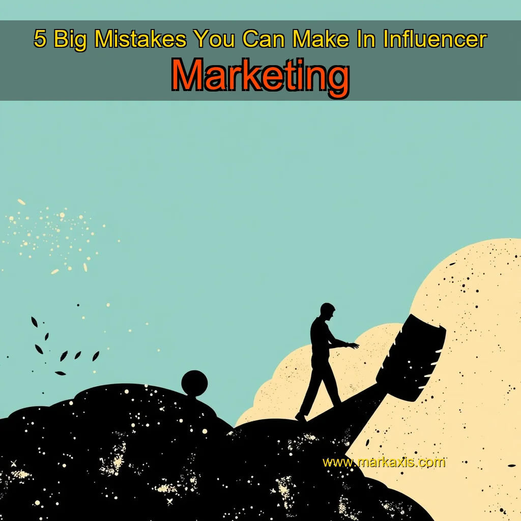 You are currently viewing 5 Big Mistakes You Can Make In Influencer Marketing