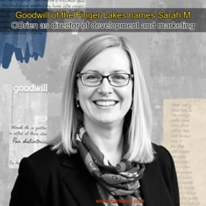 Read more about the article Goodwill of the Finger Lakes names Sarah M  OBrien as director of development and marketing