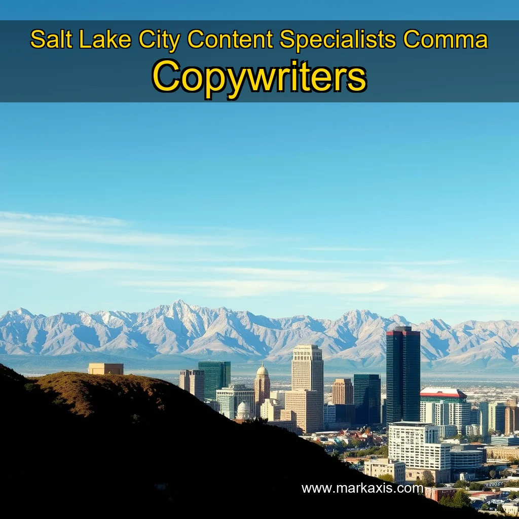 You are currently viewing Salt Lake City Content Specialists  Comma Copywriters
