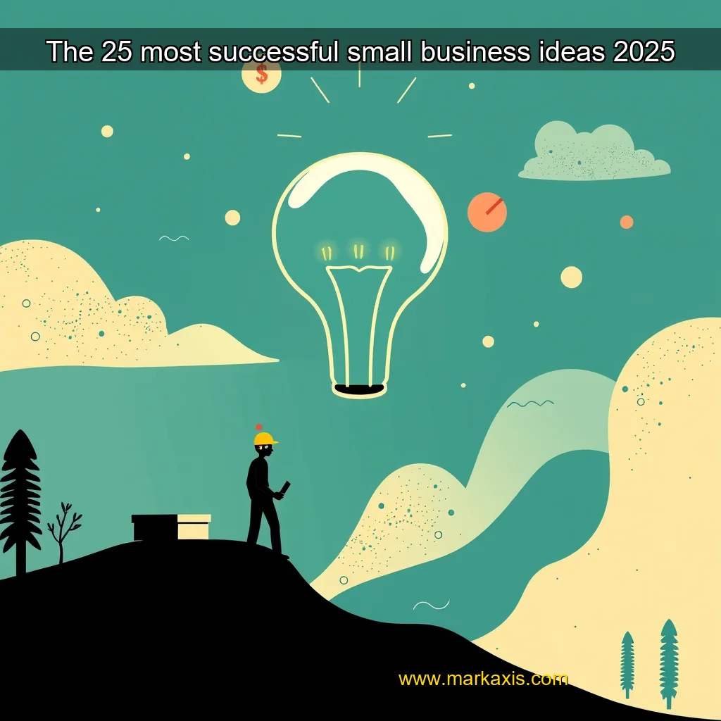 You are currently viewing The 25 most successful small business ideas  2025