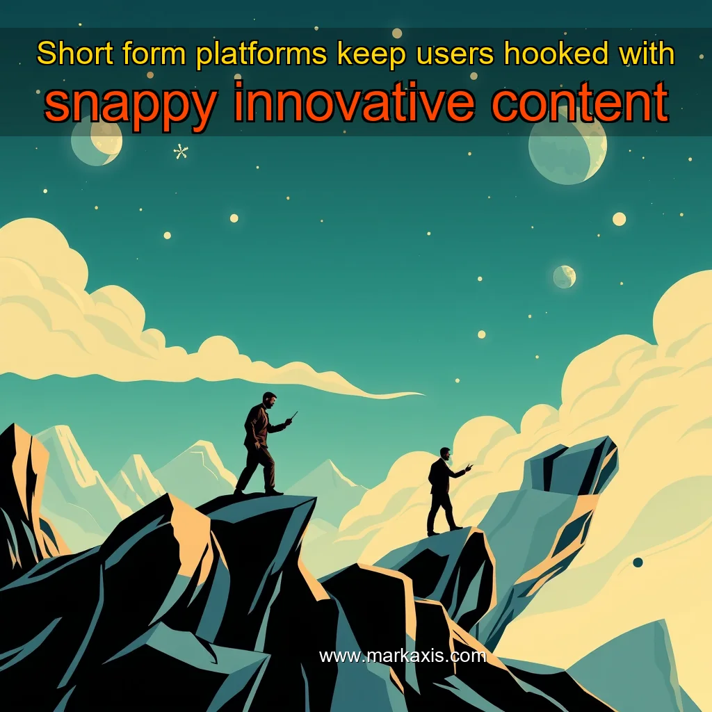 You are currently viewing Short  form platforms keep users hooked with snappy  innovative content