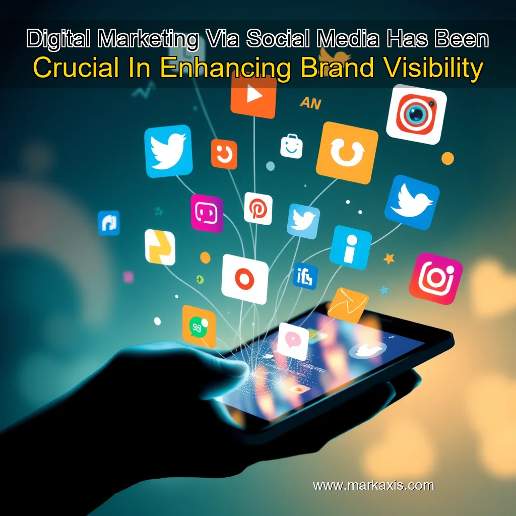 You are currently viewing Digital Marketing Via Social Media Has Been Crucial In Enhancing Brand Visibility