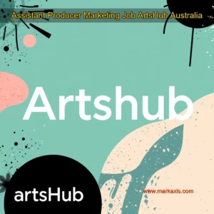 Artistic representation for Assistant Producer Marketing Job ArtsHub Australia