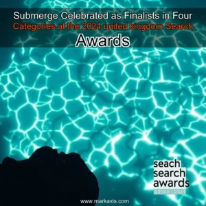 Artistic representation for Submerge Celebrated as Finalists in Four Categories at the 2024 united kingdom Search Awards