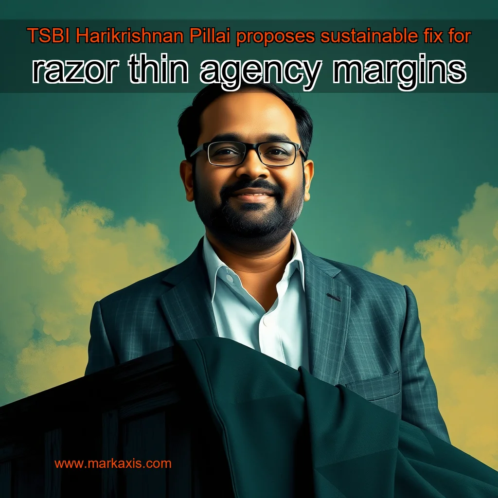 You are currently viewing TSBI Harikrishnan Pillai proposes sustainable fix for razor  thin agency margins