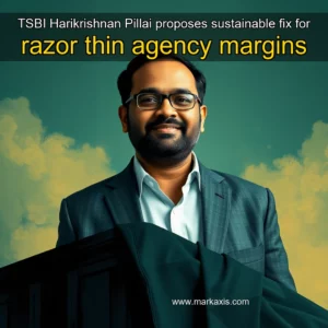 Artistic representation for TSBI Harikrishnan Pillai proposes sustainable fix for razor thin agency margins