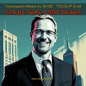 Read more about the article Townsquare Media  Inc   NYSE : TSQ  EVP Scott Schatz Sells 4  594 Shares