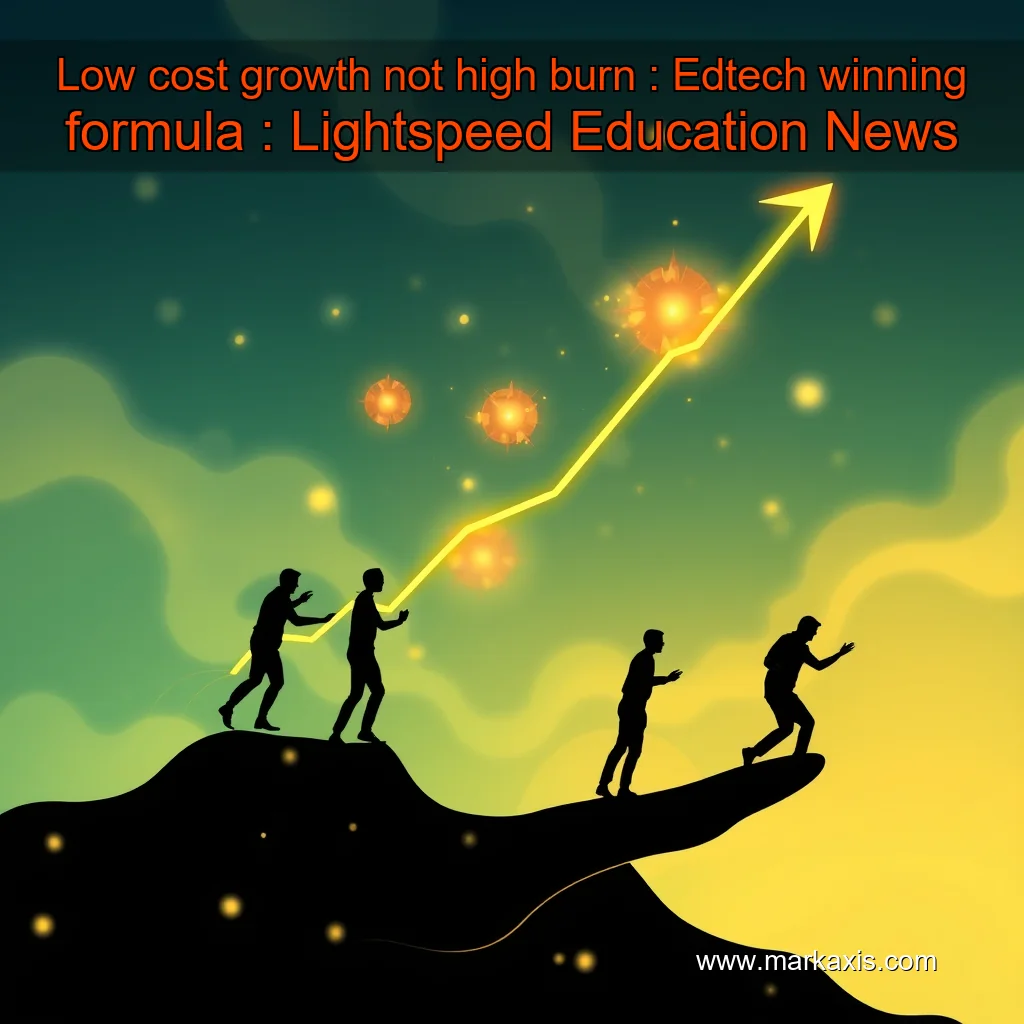 You are currently viewing Low  cost growth  not high burn : Edtech winning formula : Lightspeed  Education News