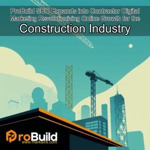 Artistic representation for ProBuild SEO Expands into Contractor Digital Marketing Revolutionizing Online Growth for the Construction Industry