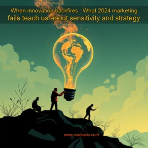 Read more about the article When innovation backfires : What 2024 marketing fails teach us about sensitivity and strategy