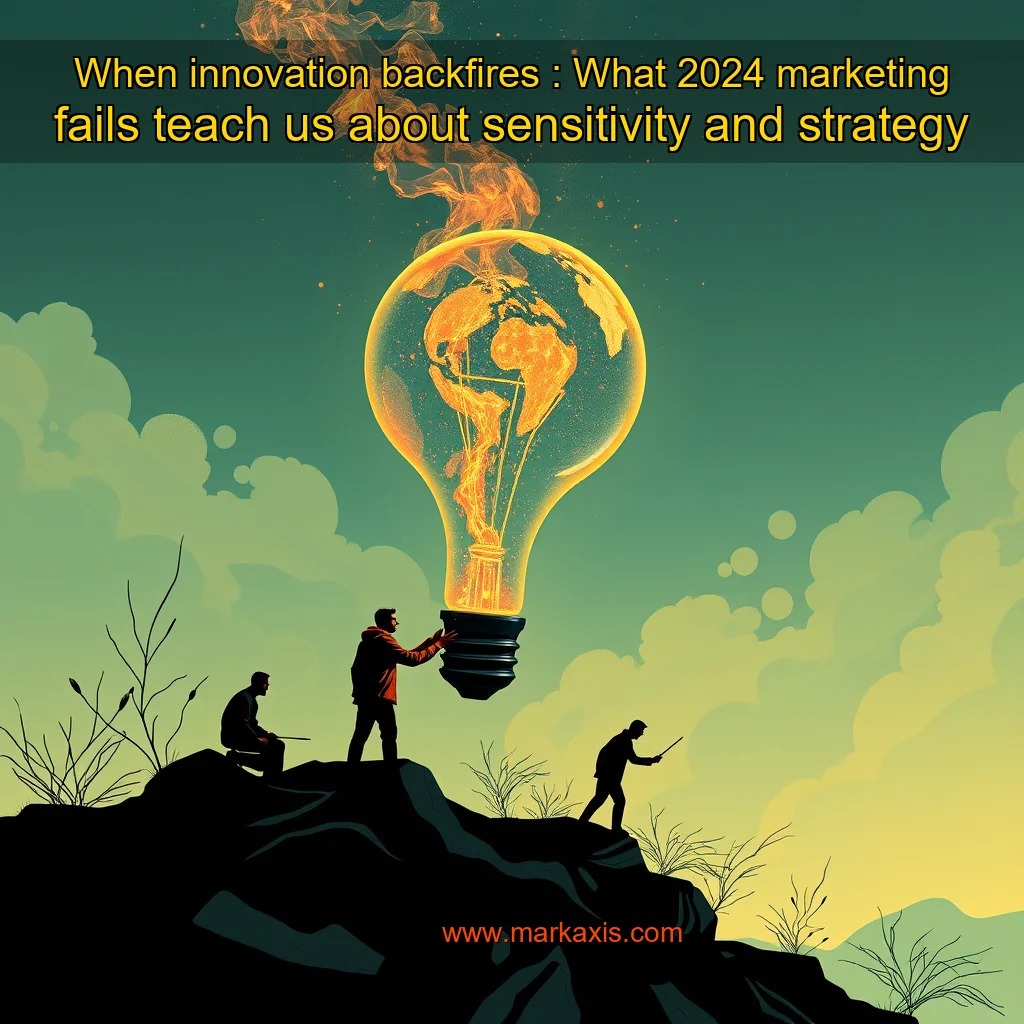 You are currently viewing When innovation backfires : What 2024 marketing fails teach us about sensitivity and strategy