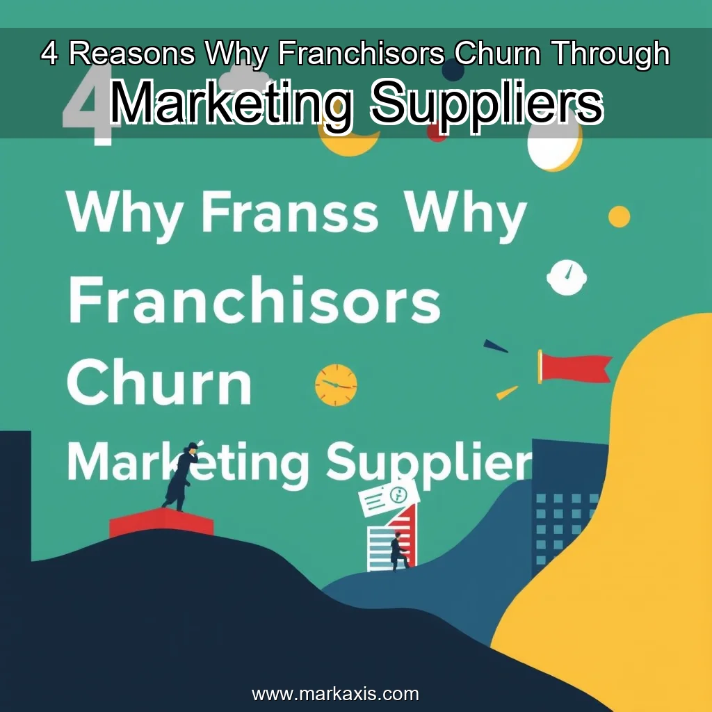You are currently viewing 4 Reasons Why Franchisors Churn Through Marketing Suppliers