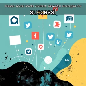 Artistic representation for Master social media content: essential strategies for success!