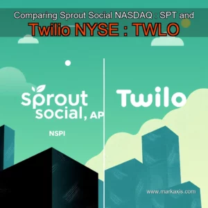 Artistic representation for Comparing Sprout Social NASDAQ : SPT and Twilio NYSE : TWLO