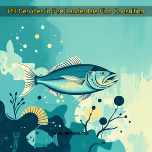 Artistic representation for PR Services in Fort Lauderdale Fish Consulting