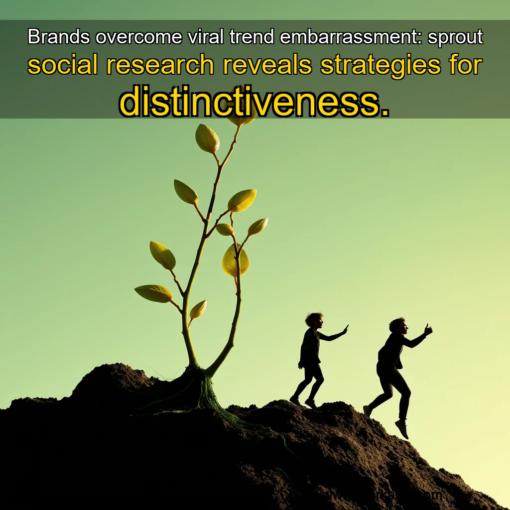 You are currently viewing Brands overcome viral trend embarrassment: sprout social research reveals strategies for distinctiveness.