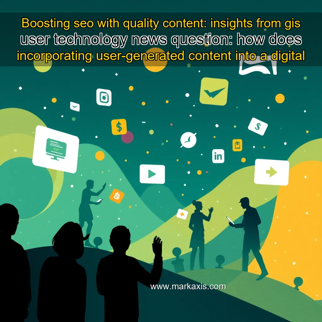 You are currently viewing Boosting seo with quality content: insights from gis user technology news

question: how does incorporating user-generated content into a digital marketing strategy enhance customer engagement and brand loyalty?