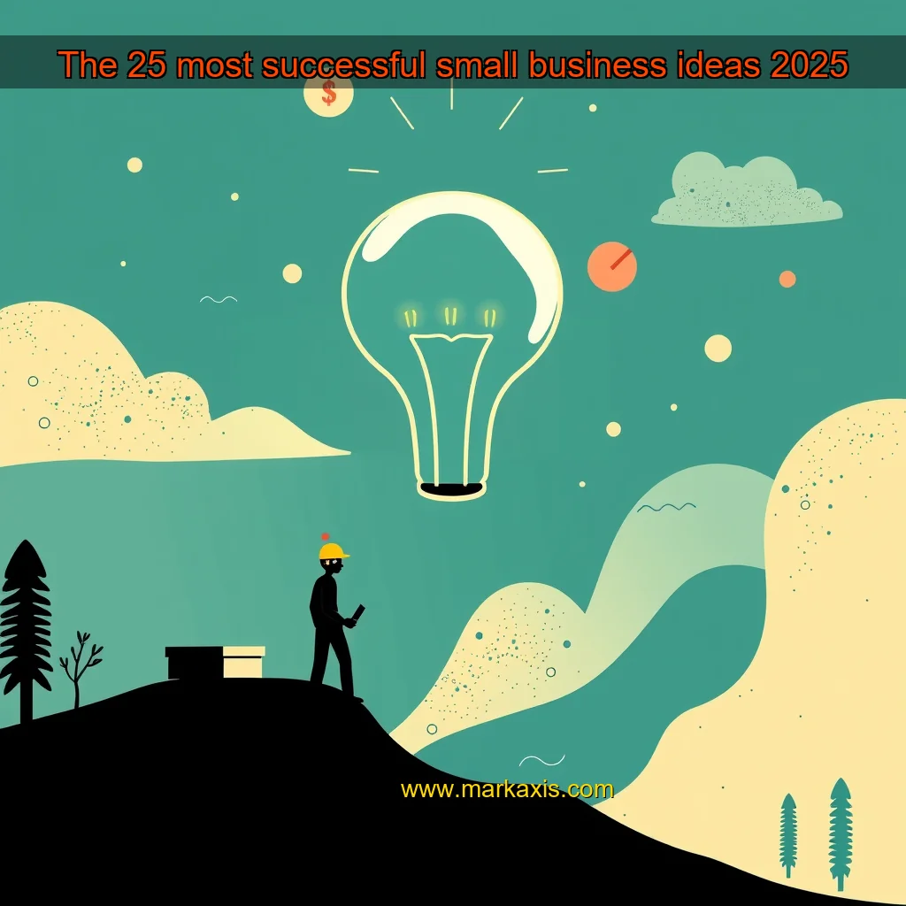 You are currently viewing The 25 most successful small business ideas  2025