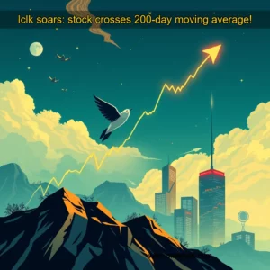 Read more about the article Iclk soars: stock crosses 200-day moving average!