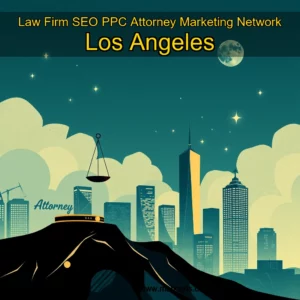 Artistic representation for Law Firm SEO PPC Attorney Marketing Network Los Angeles