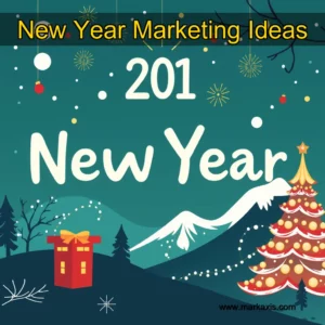 Artistic representation for New Year Marketing Ideas