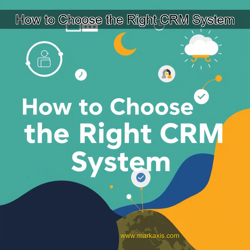 You are currently viewing How to Choose the Right CRM System