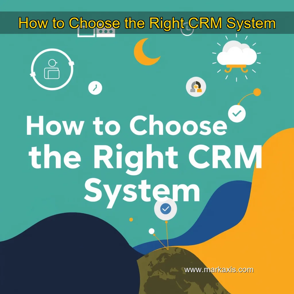 You are currently viewing How to Choose the Right CRM System