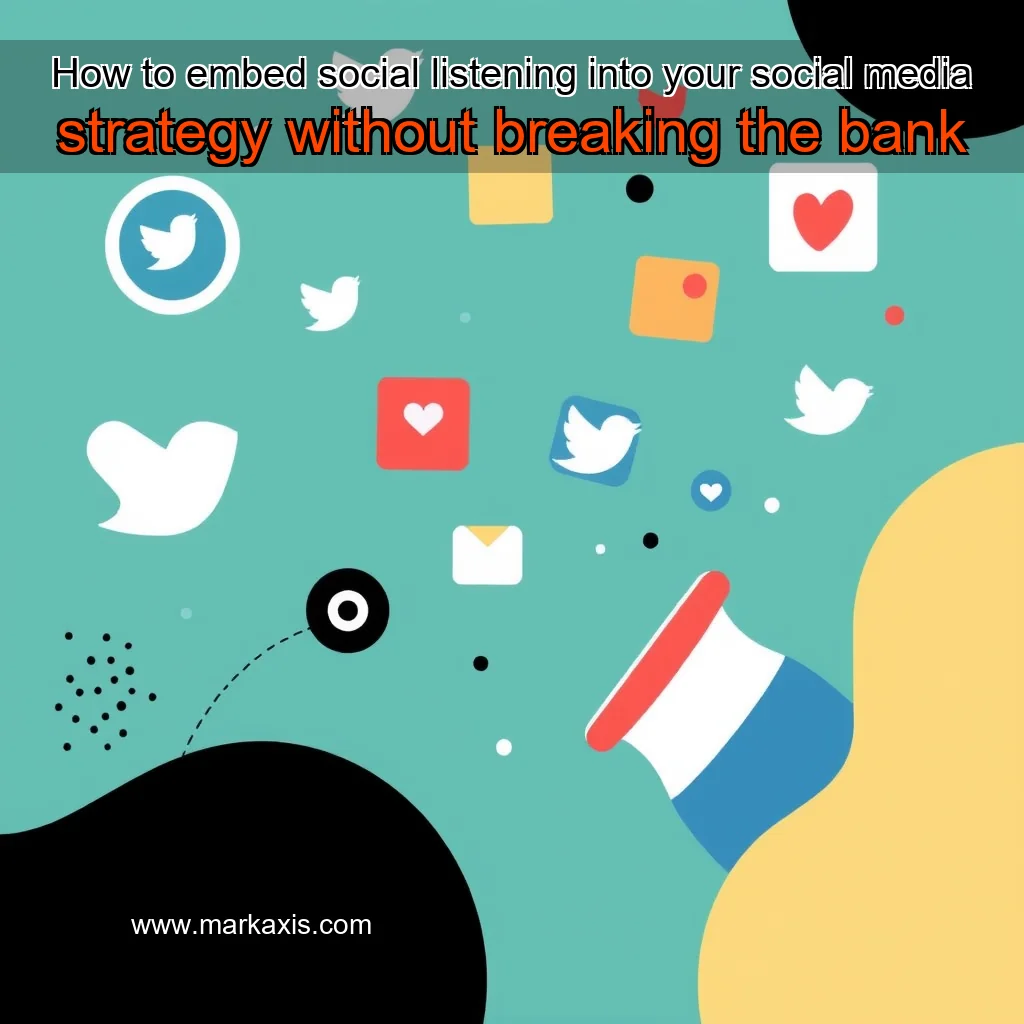 You are currently viewing How to embed social listening into your social media strategy without breaking the bank