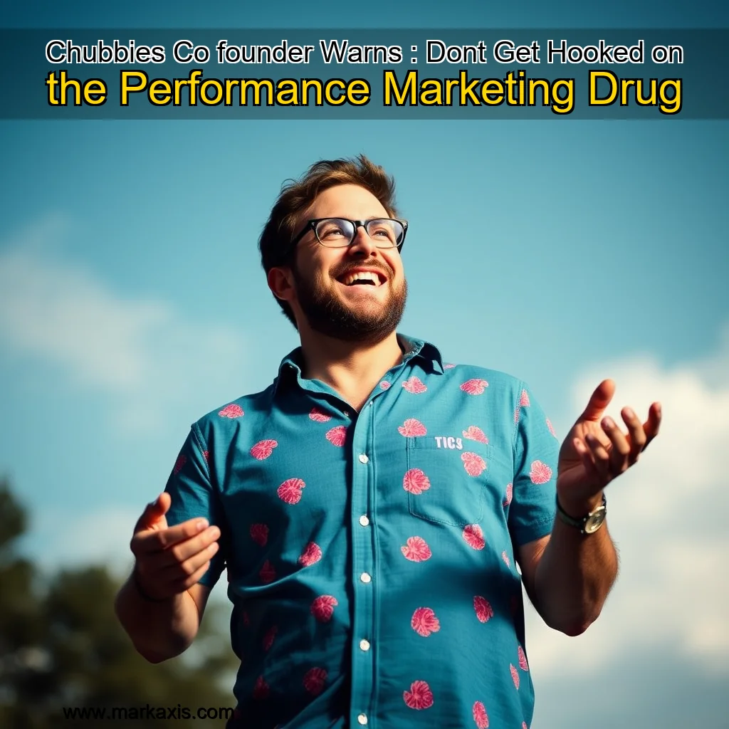 You are currently viewing Chubbies Co  founder Warns : Dont Get Hooked on the Performance Marketing Drug