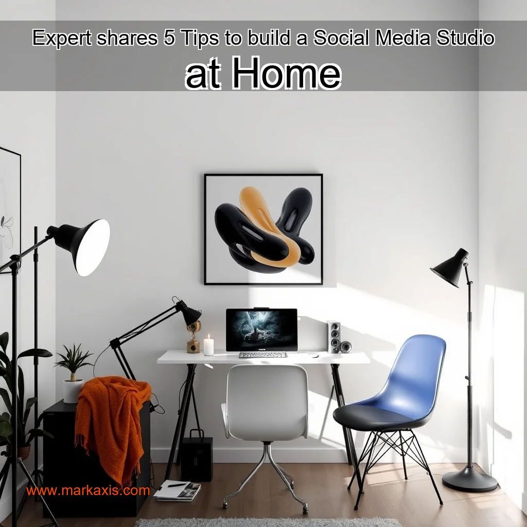 You are currently viewing Expert shares 5 Tips to build a Social Media Studio at Home