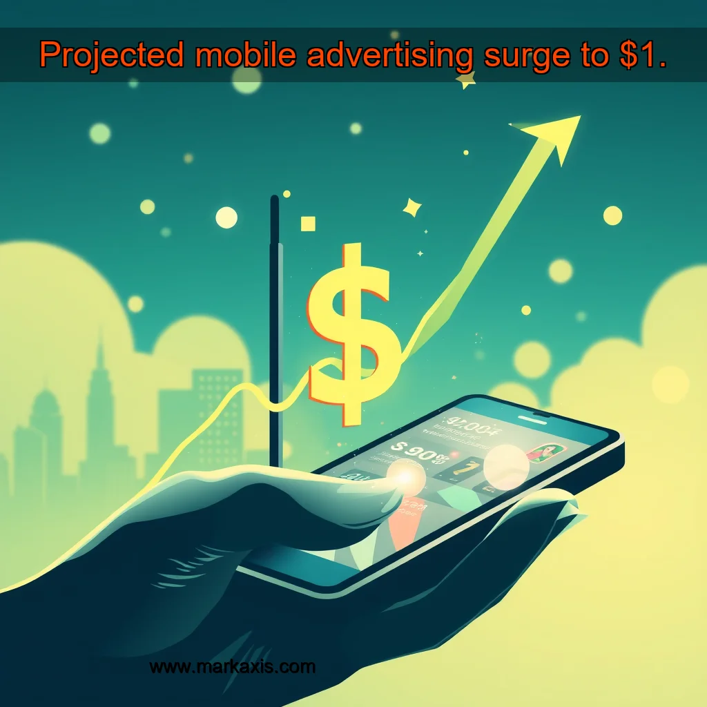 You are currently viewing Projected mobile advertising surge to $1.
