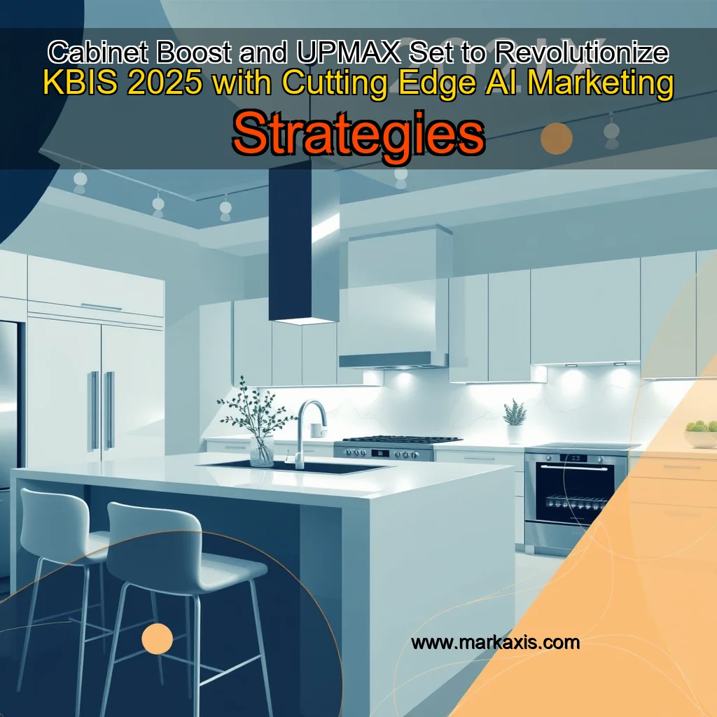 Read more about the article Cabinet Boost and UPMAX Set to Revolutionize KBIS 2025 with Cutting  Edge AI Marketing Strategies
